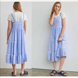 Anthropology Lavender Tier Sundress